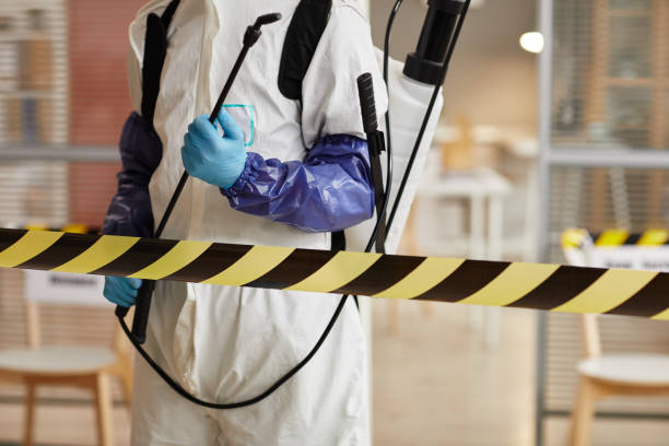 Professional Biohazard Cleanup technician working in Stockbridge, MI